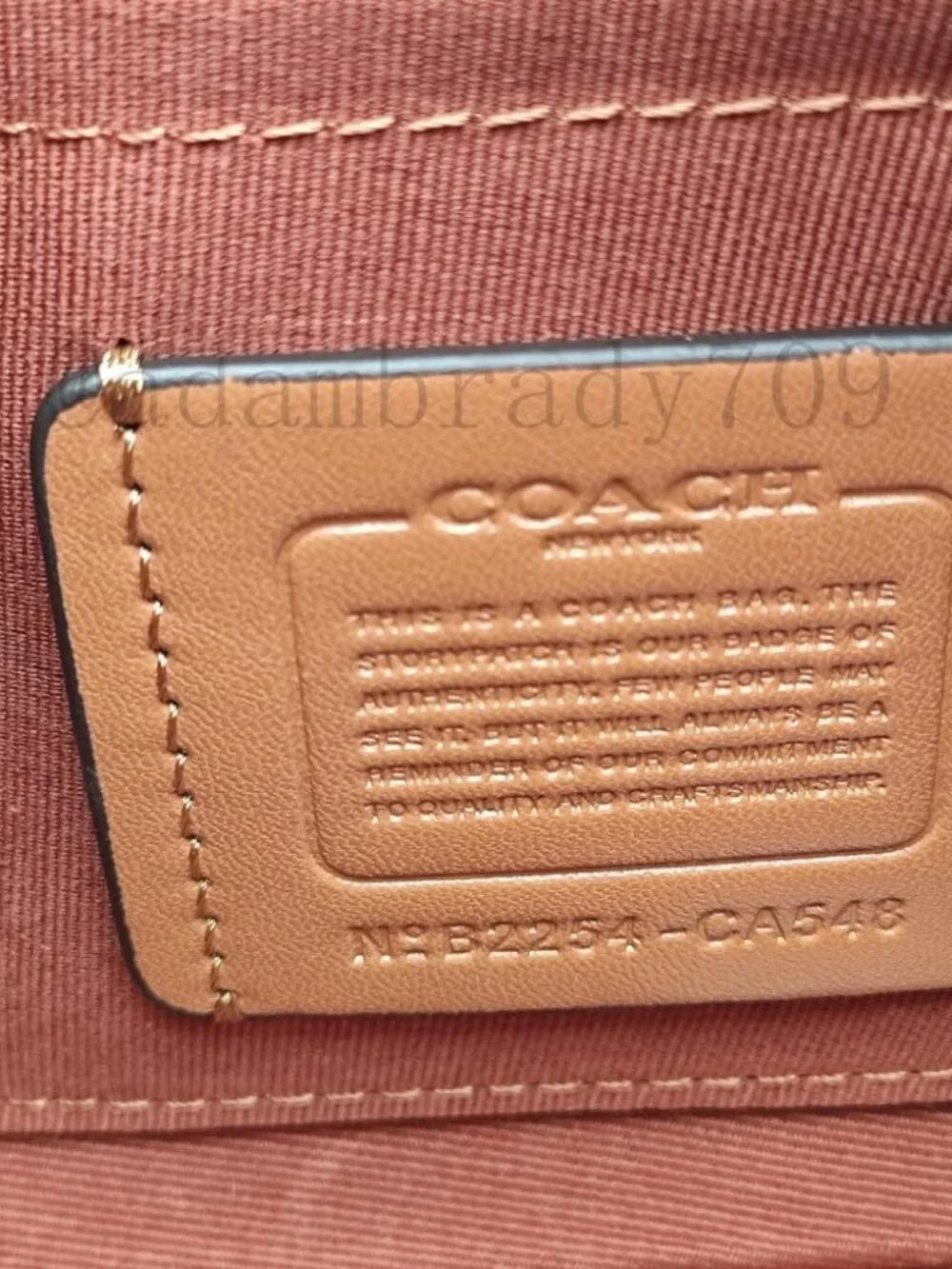 🥁🥁🥁Coach Teri shoulder bag brown - Picture 8 of 9